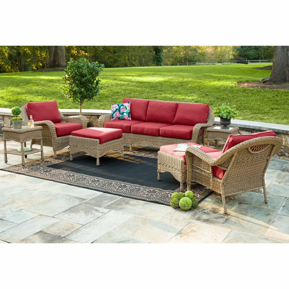 Veranda Border Indoor/Outdoor Rug, 2' x 3'7" | Plow & Hearth