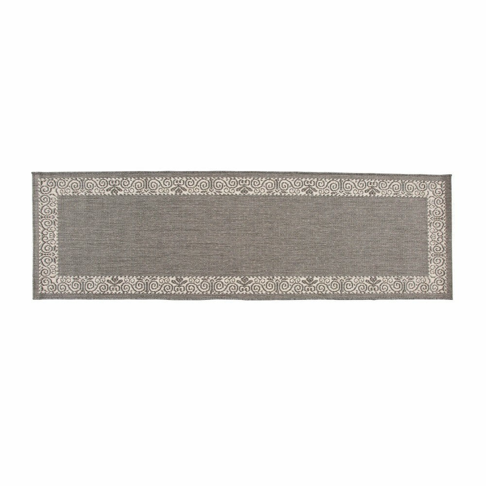 Veranda Border Indoor/Outdoor Rug, 2' x 3'7" | Plow & Hearth