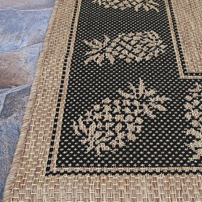 Veranda Border Indoor/Outdoor Rug, 2' x 3'7" | Plow & Hearth