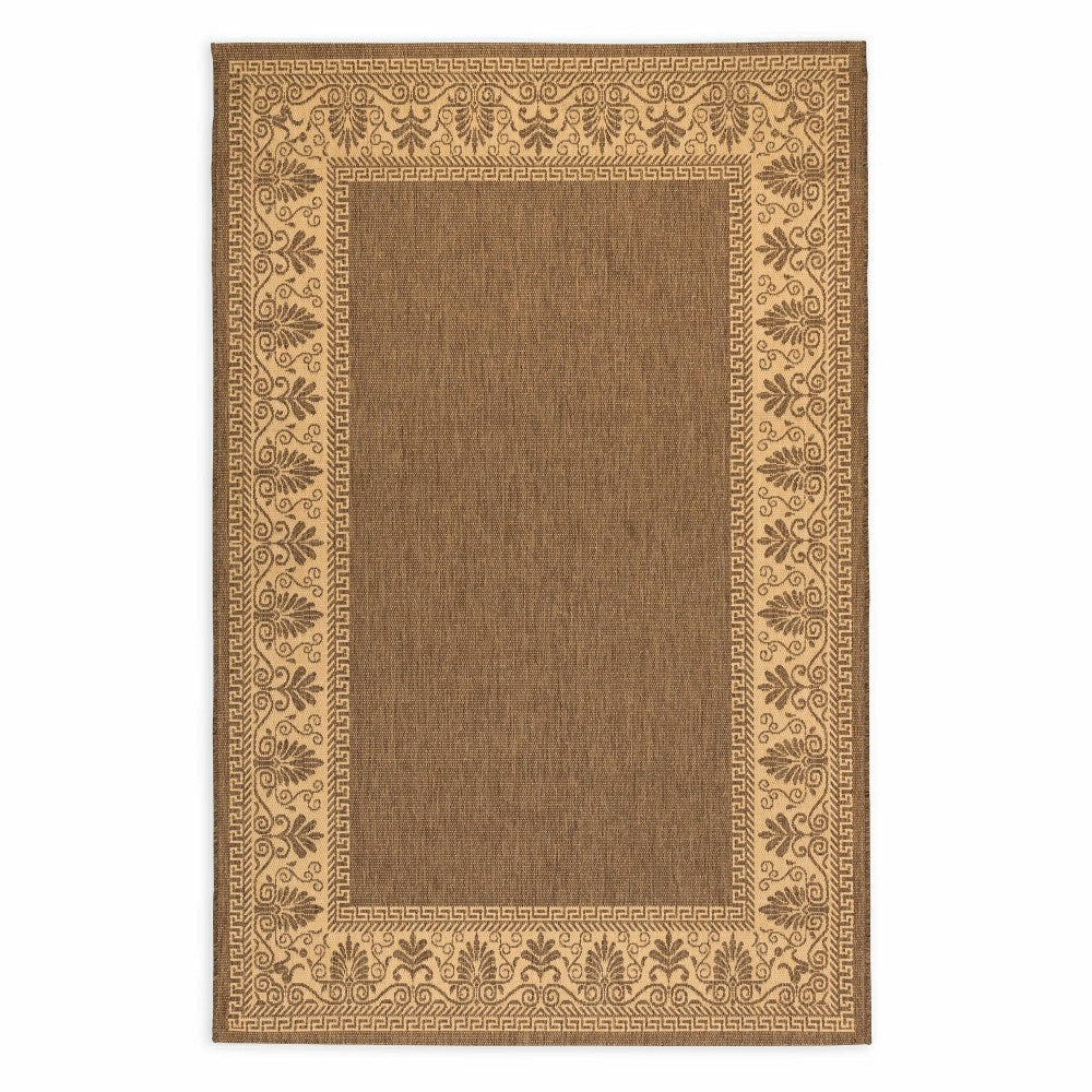 Veranda Border Indoor/Outdoor Rug, 2' x 3'7" | Plow & Hearth