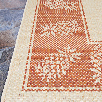 Veranda Border Indoor/Outdoor Rug, 2' x 3'7" | Plow & Hearth