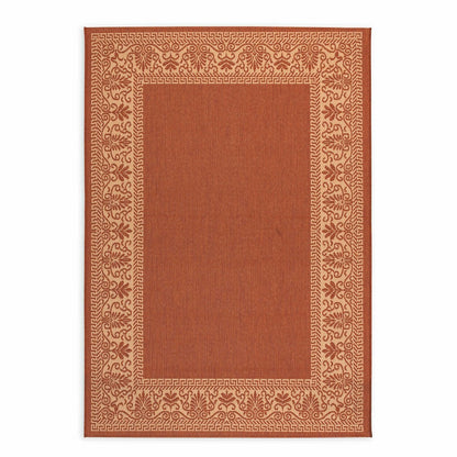 Veranda Border Indoor/Outdoor Rug, 2' x 3'7" | Plow & Hearth