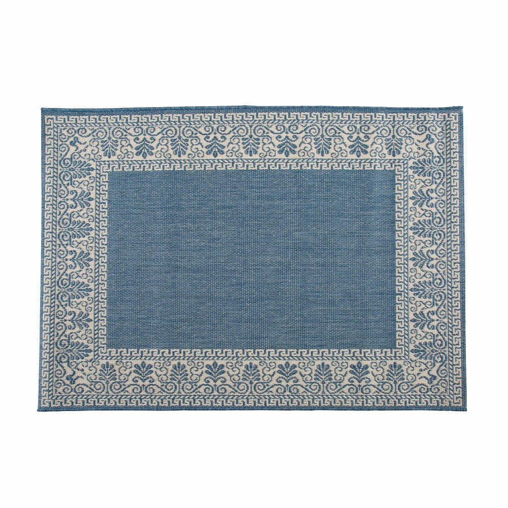 Veranda Border Indoor/Outdoor Rug, 2' x 3'7" | Plow & Hearth