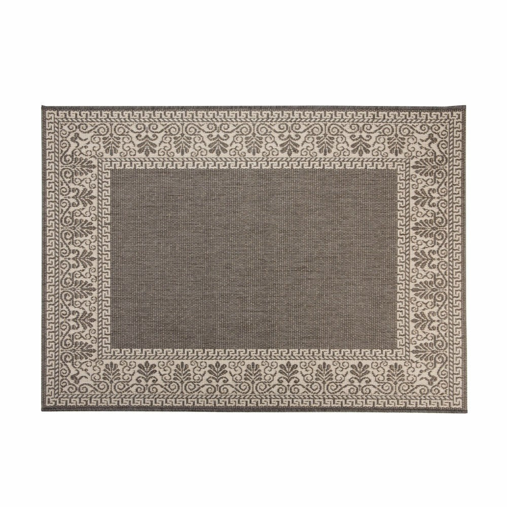 Veranda Border Indoor/Outdoor Rug, 2' x 3'7" | Plow & Hearth