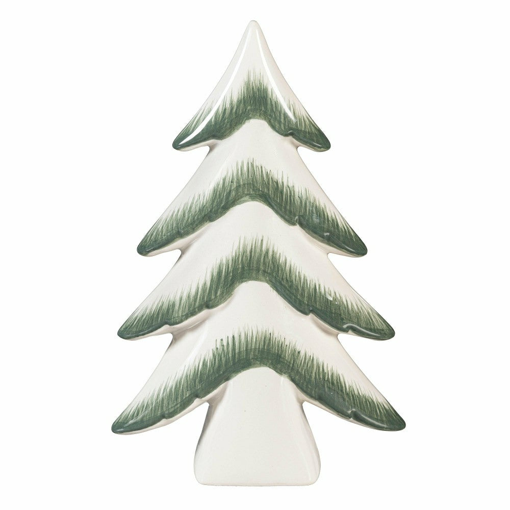 Shades of Emerald Table Décor Ceramic Tree, Set of 2 | Plow & Hearth