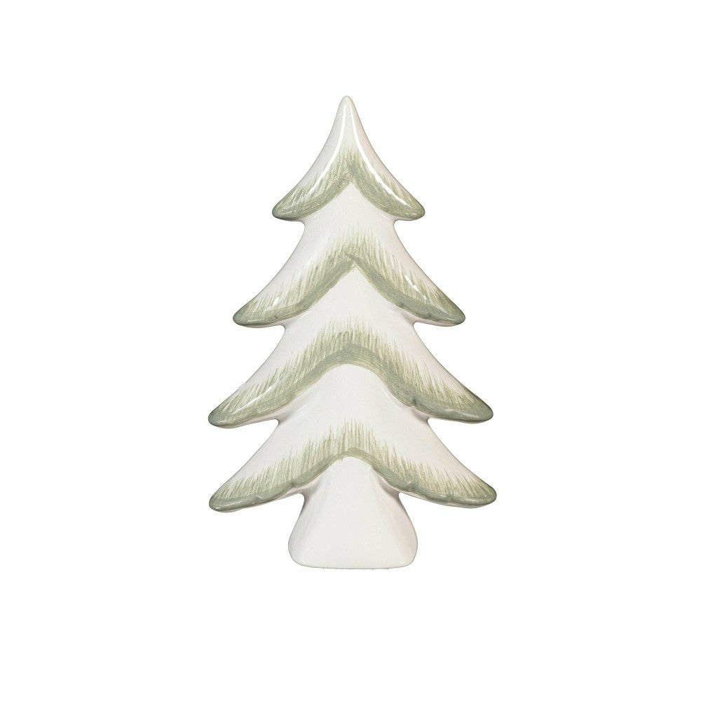 Shades of Emerald Table Décor Ceramic Tree, Set of 2 | Plow & Hearth