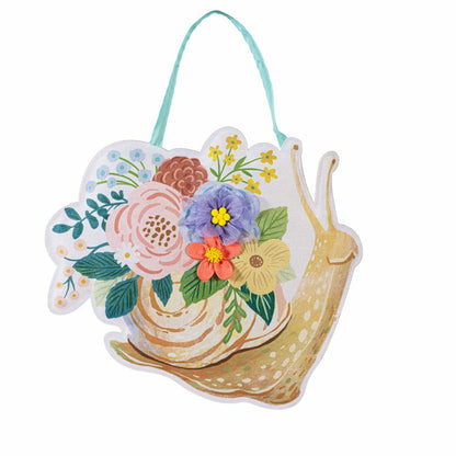 What She Shed Blooming Snail Door Decor | Plow & Hearth