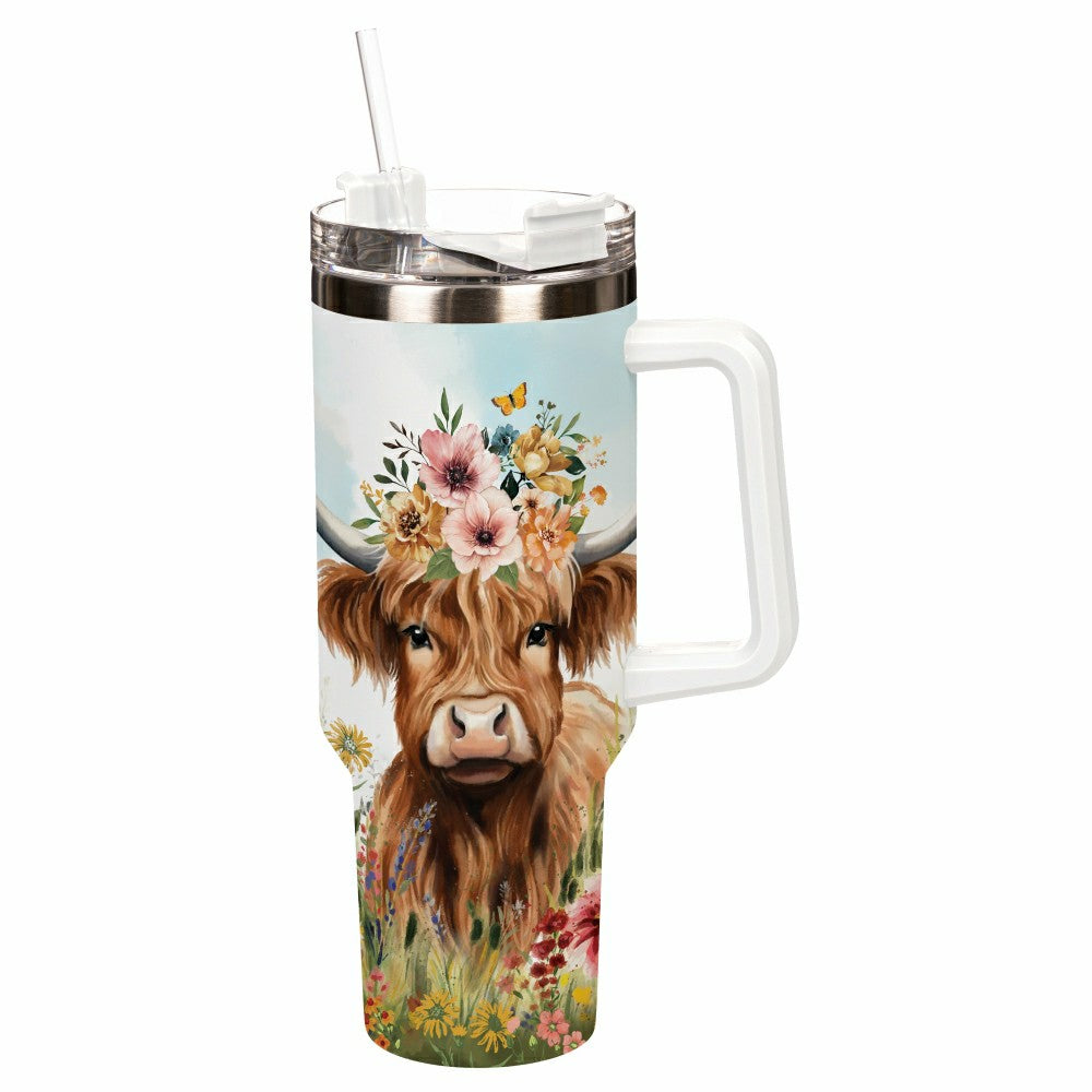 Hillside Pasture Tumbler Trenta Cup Double Wall Stainless Steel, Farm  | Plow & Hearth