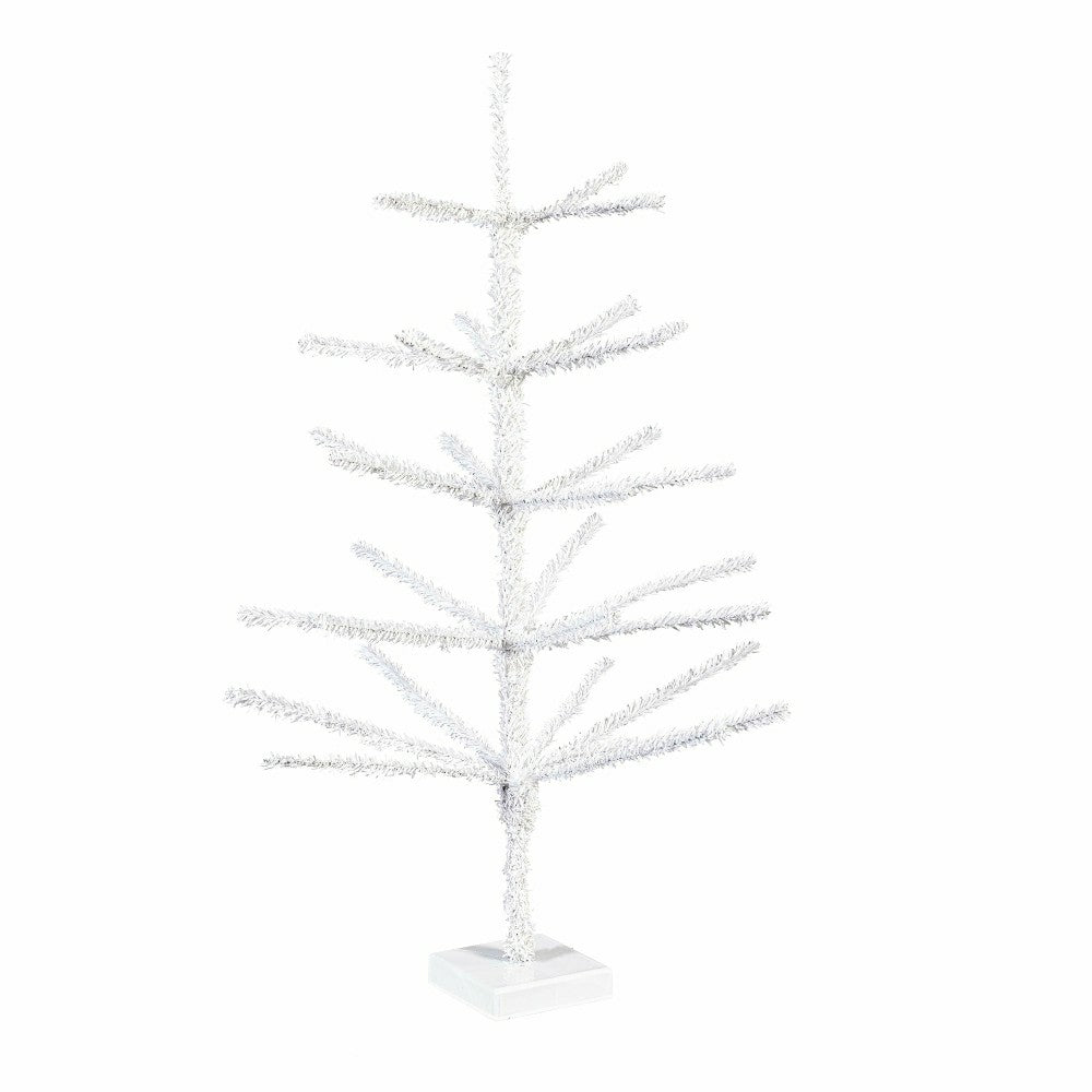 Home Display Christmas Tree White Ornament Tabletop Display, 28"H | Plow & Hearth