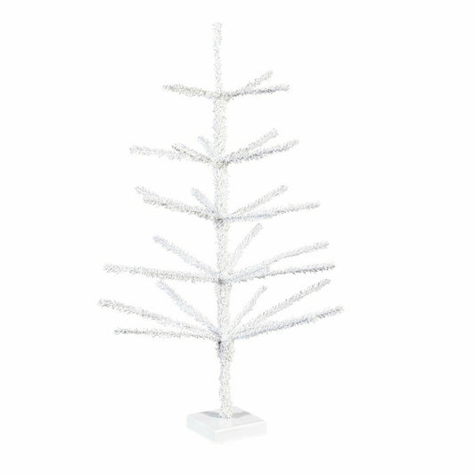 Home Display Christmas Tree White Ornament Tabletop Display, 28"H | Plow & Hearth