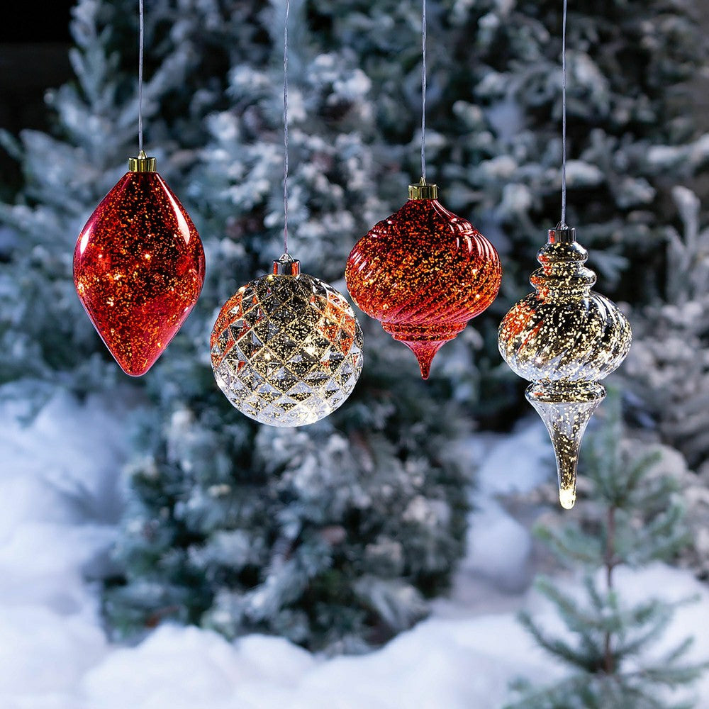 Indoor/Outdoor Shatterproof Holiday Lighted Hanging Ornament | Plow & Hearth