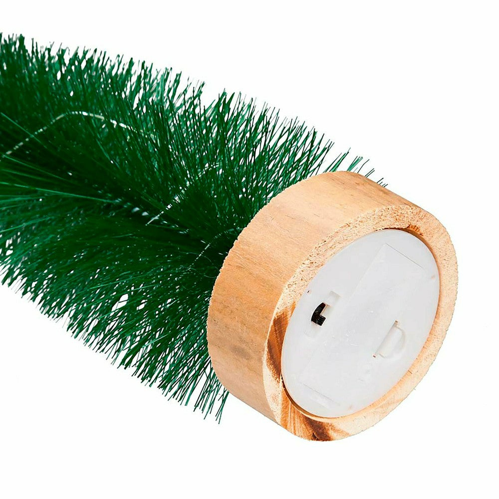 Bottle Brush Trees with LED String Lights, Set of 3 | Plow & Hearth