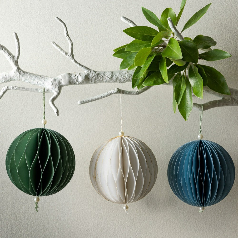 Paper Globe Ornament | Plow & Hearth