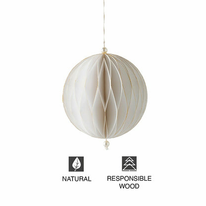 Paper Globe Ornament | Plow & Hearth