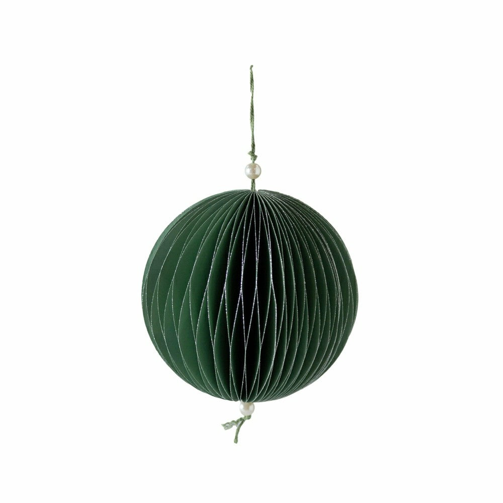 Paper Globe Ornament | Plow & Hearth
