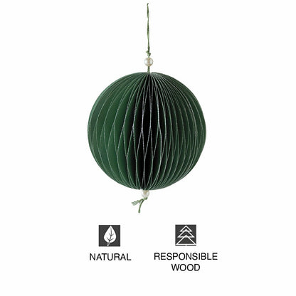 Paper Globe Ornament | Plow & Hearth
