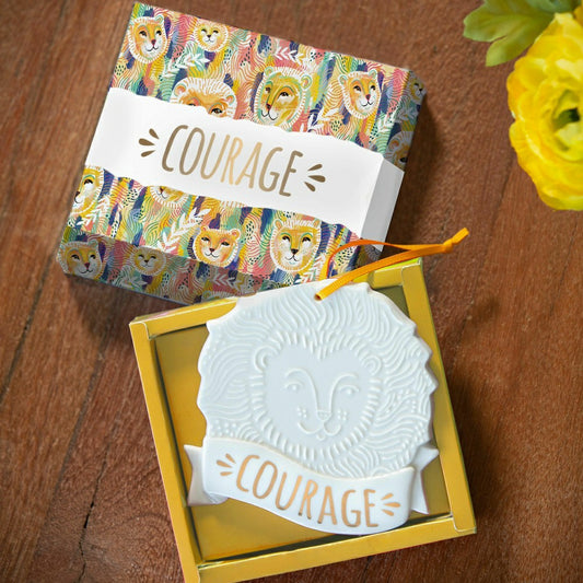 St. Jude Ceramic Ornament with Gift Box | Plow & Hearth